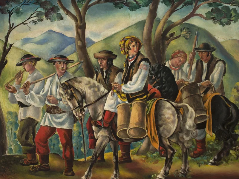 1891-Wacław Wąsowicz - Hutsul in viaggio